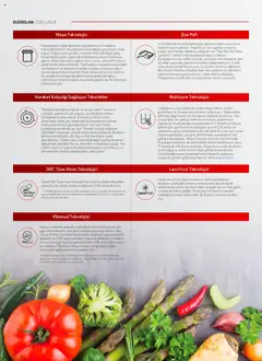 03.06.2025 tarihinden itibaren geçerli olan Vestel kataloğu önizlemesi | Sayfa: 11 | Ürünler: Ekmek, Bira, Domates, Sebzeler