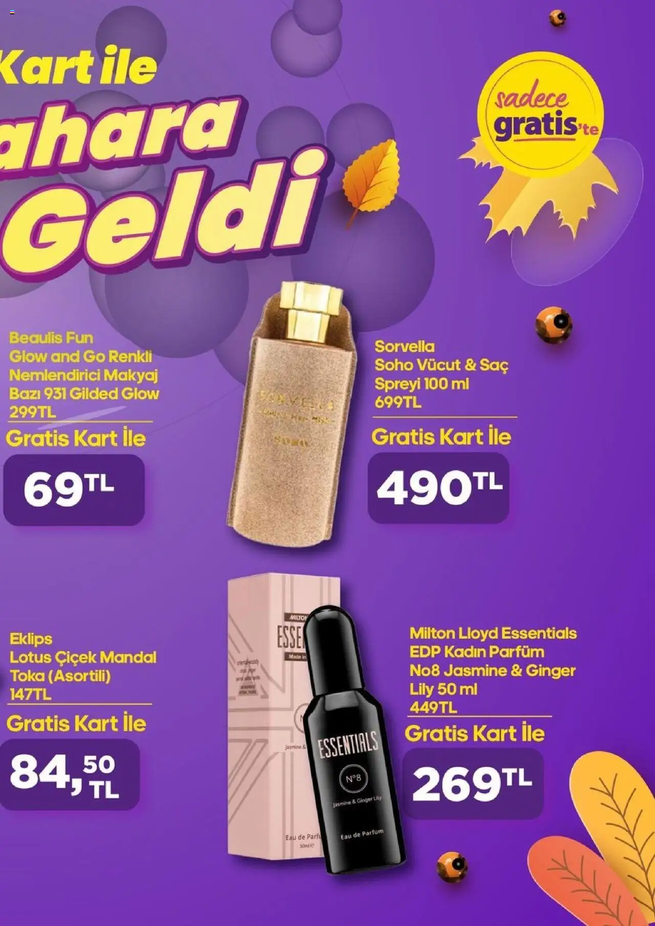 Gratis Katalog - 01.10.2025 tarihinden itibaren geçerlidir | Sayfa: 5 | Ürünler: Parfüm, Makyaj