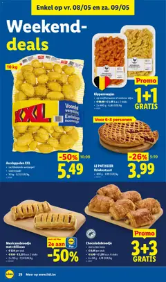 Lidl Folder week 19 - Voorbeeld van een folder van Lidl, geldig van 04.05.2026 | Pagina: 30 | Producten: Jbl fejhallgató, Aardappel, Boter