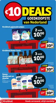 Sanex deodorant en douche, Deodorant and shower products in various sizes and multipacks - Voorbeeld van een folder van Kruidvat, geldig van 06.10.2025 | Pagina: 3 | Producten: Deodorant, Pyjama, Douche, Gel