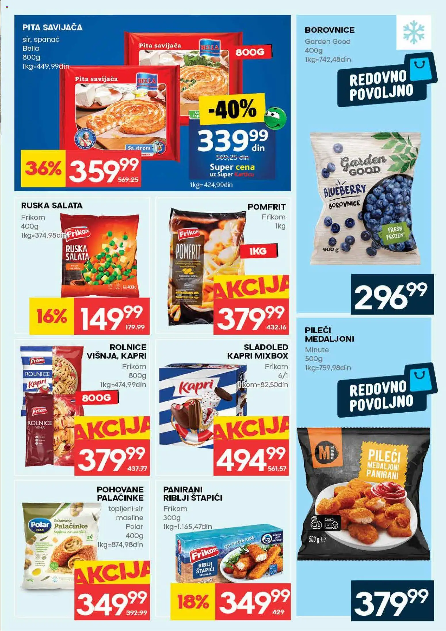 Roda katalog - važi od 12.02.2026 | Strana: 13 | Proizvode: Masline, Sladoled, Salata, Topljeni sir