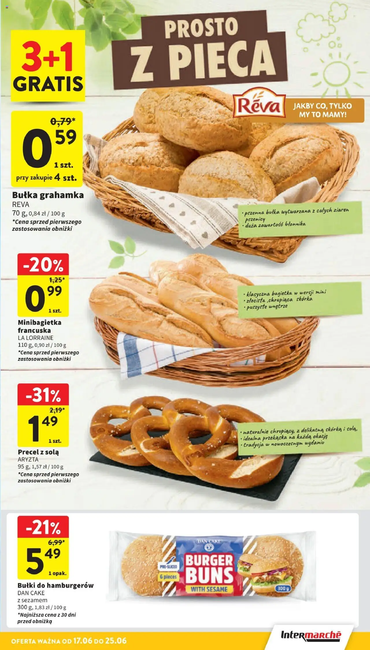 Intermarche Gazetka od 17.06.2025 | Strona: 31 | Produkty: Bułka, Bagietka