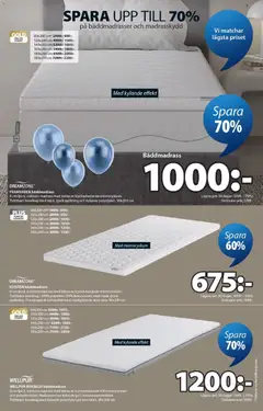 JYSK erbjudanden - Förhandsvisning av reklamblad från butik JYSK aktuell från 30.03.2026 | Sida: 9 | Produkter: Bäddmadrass, Madrasskydd, Madrass