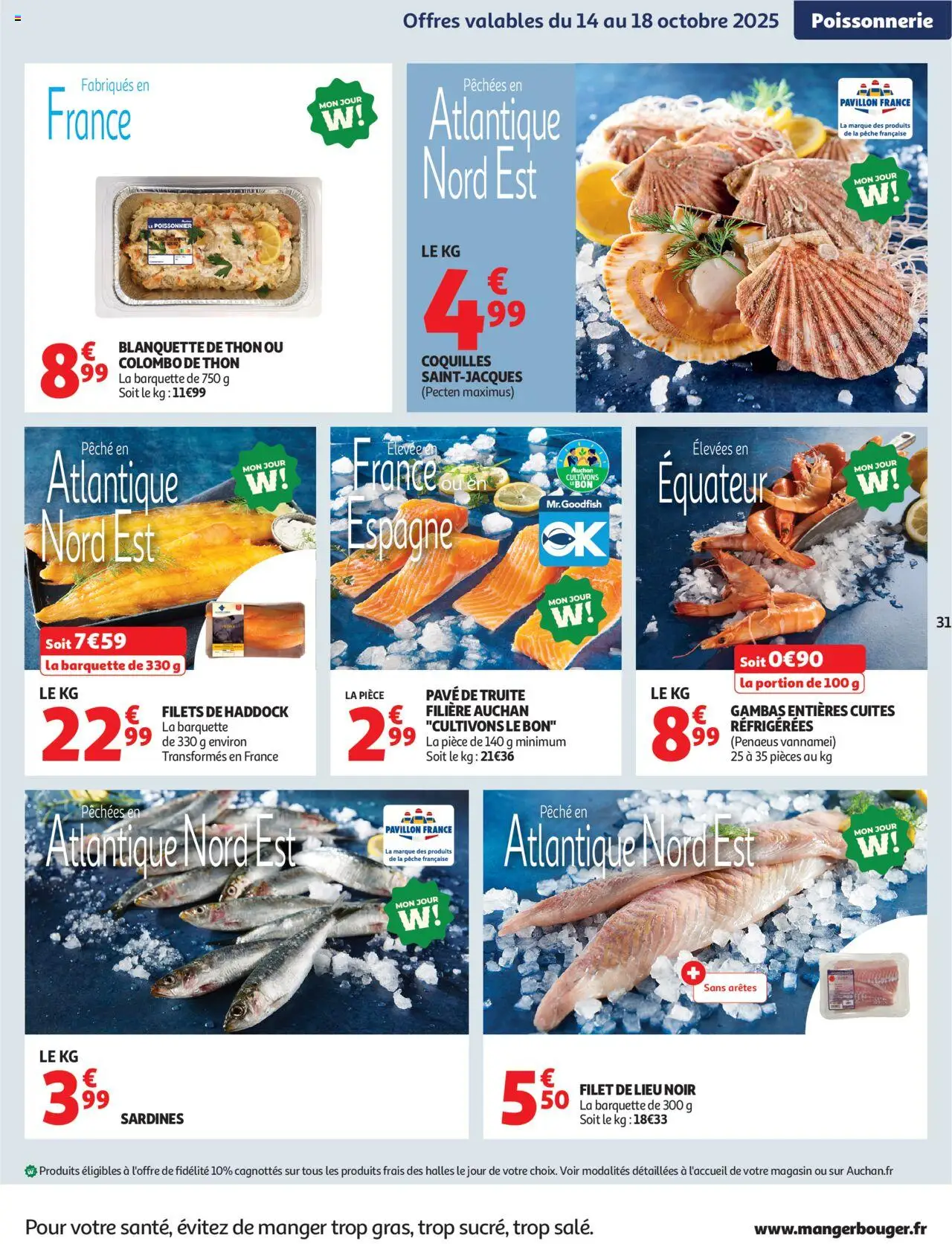 {H1} | Page: 31 | Produits: Pêche, Sardines, Poissonnerie, Thon