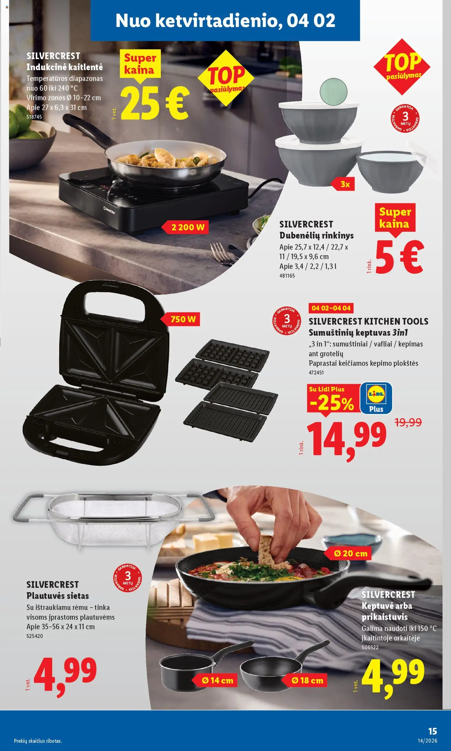 LIDL akcijos nuo 30.03.2026 | Puslapis: 15