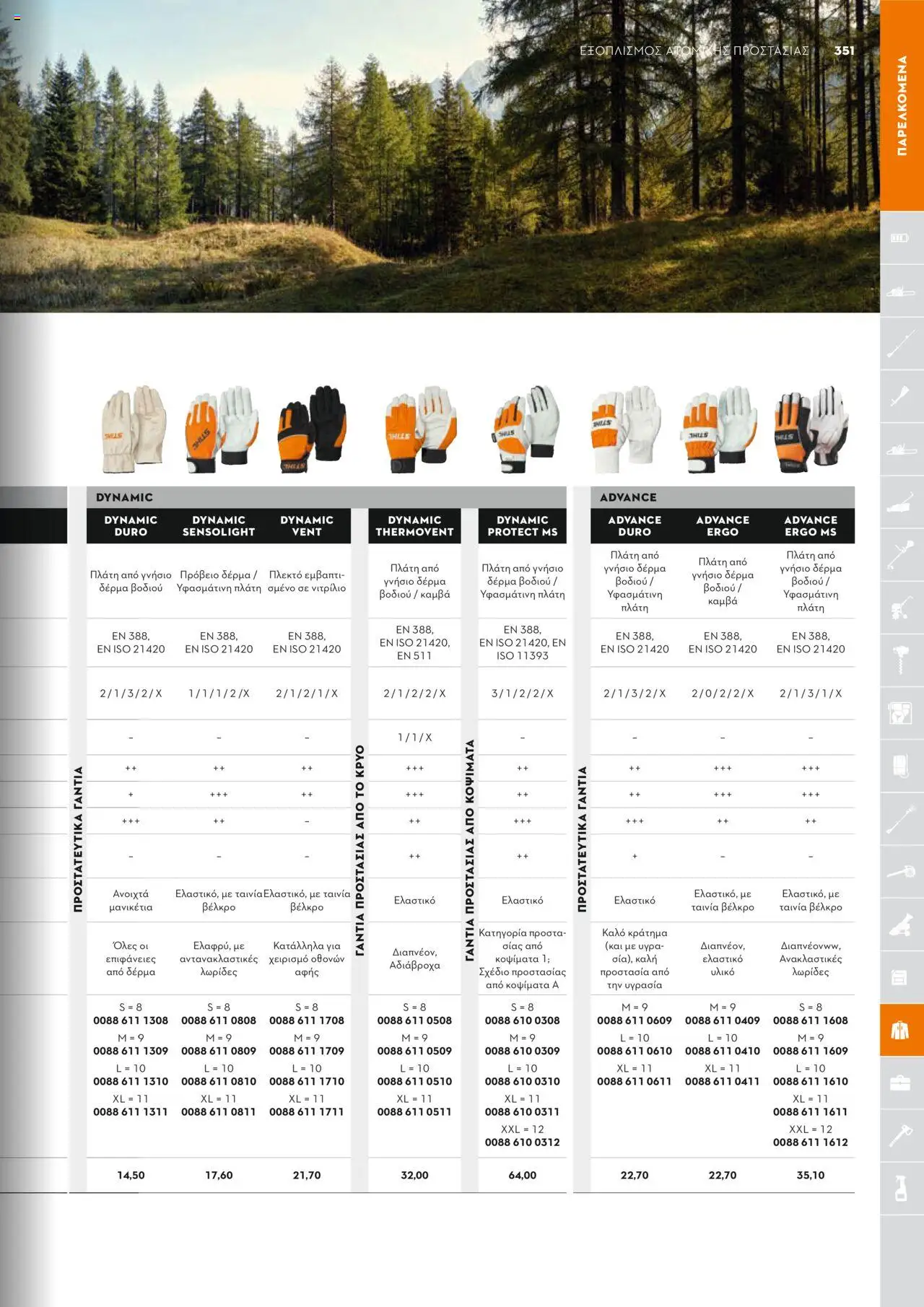 Stihl Κατάλογος 2025 – σε ισχύ από 13.01.2025 | Σελίδα: 351