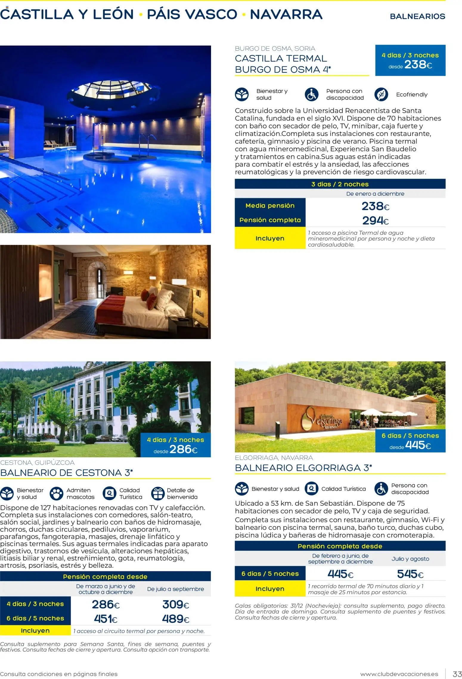 Viajes El Corte Inglés Club de Vacaciones │ válido desde el 01.02.2026 | Página: 33 | Productos: Caja, Baño