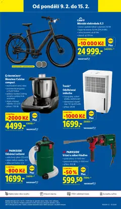 Náhled letáku Lidl leták - Lidl Plus Deal Days od 09.02.2026 | Strana: 2 | Produkty: Odvlhčovač, Elektrokolo, Kladivo, Baterie