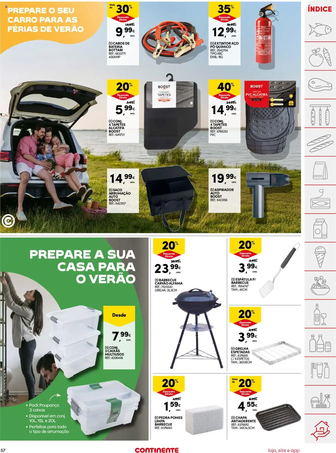 Continente folheto │ válido de 12.08.2025 | Página: 57 | Produtos: Espátula, Aspirador, Pó, Bateria