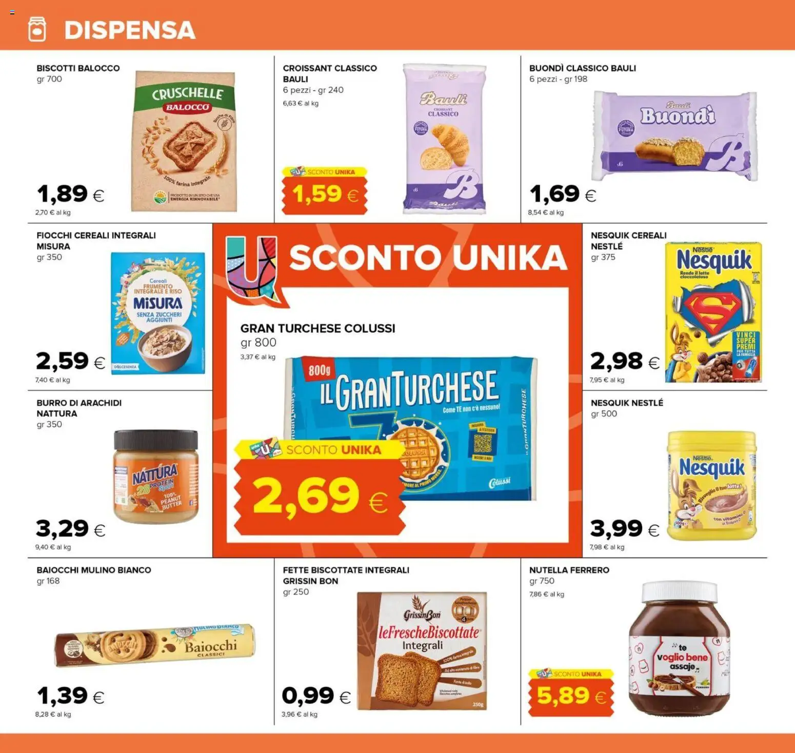 Volantino Oasi del 26.02.2026 | Pagina: 14 | Prodotti: Tè, Biscotti, Fiocchi, Burro