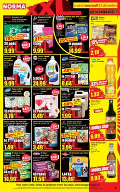 Norma - Prévisualisation de Norma catalogue valide à partir de 03.12.2025 | Page: 9 | Produits: Ariel, Détachant, Eau de javel, Jus