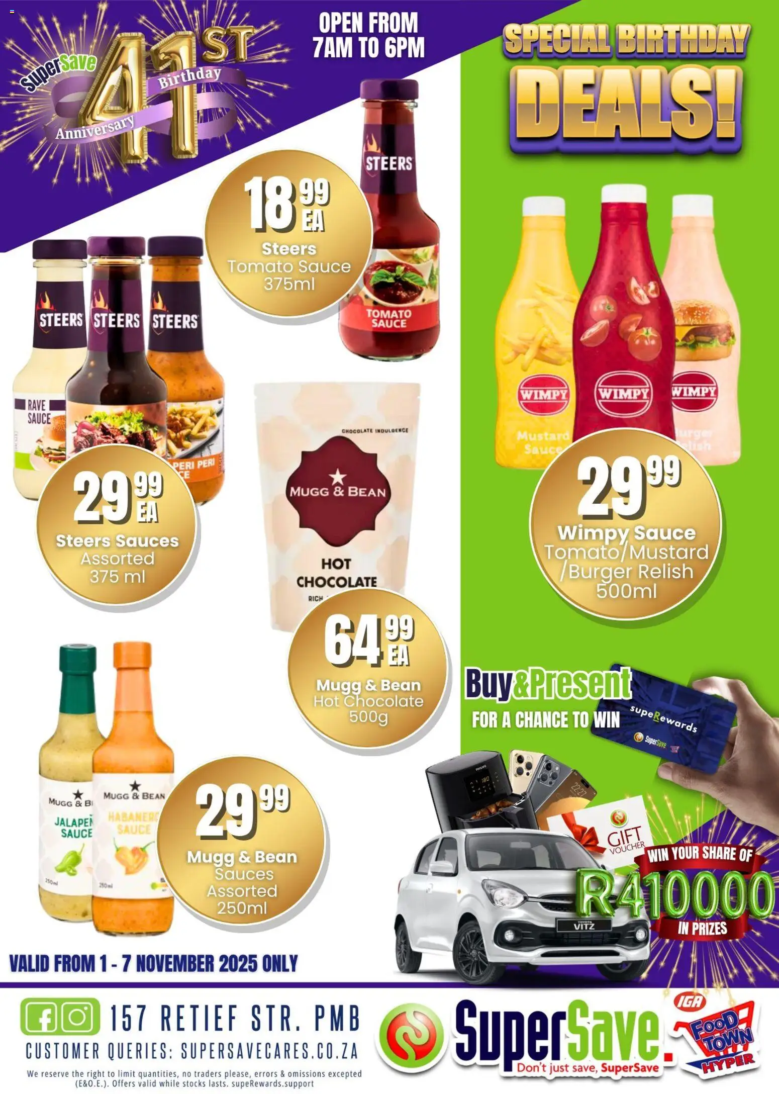 New Super Save catalogue – valid from 31.10.2025 | Page: 51 | Products: Hot chocolate, Chocolate, Mustard, Tomato sauce