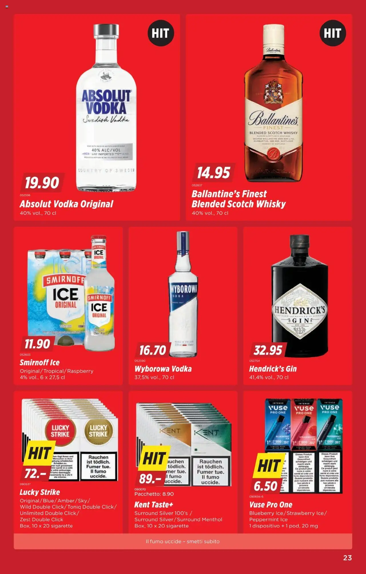 Denner Aktionen IT ab 26.08.2025 | Seite: 23 | Produkte: Gin