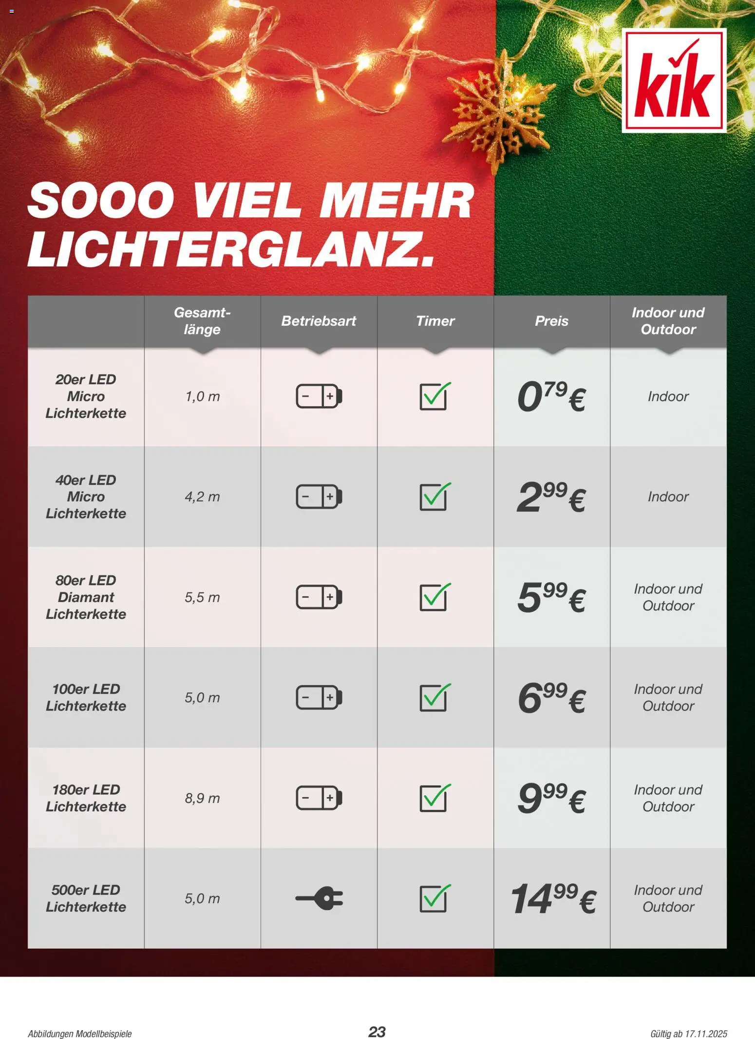 Kik Prospekt 	 – gültig ab 17.11.2025 | Seite: 23