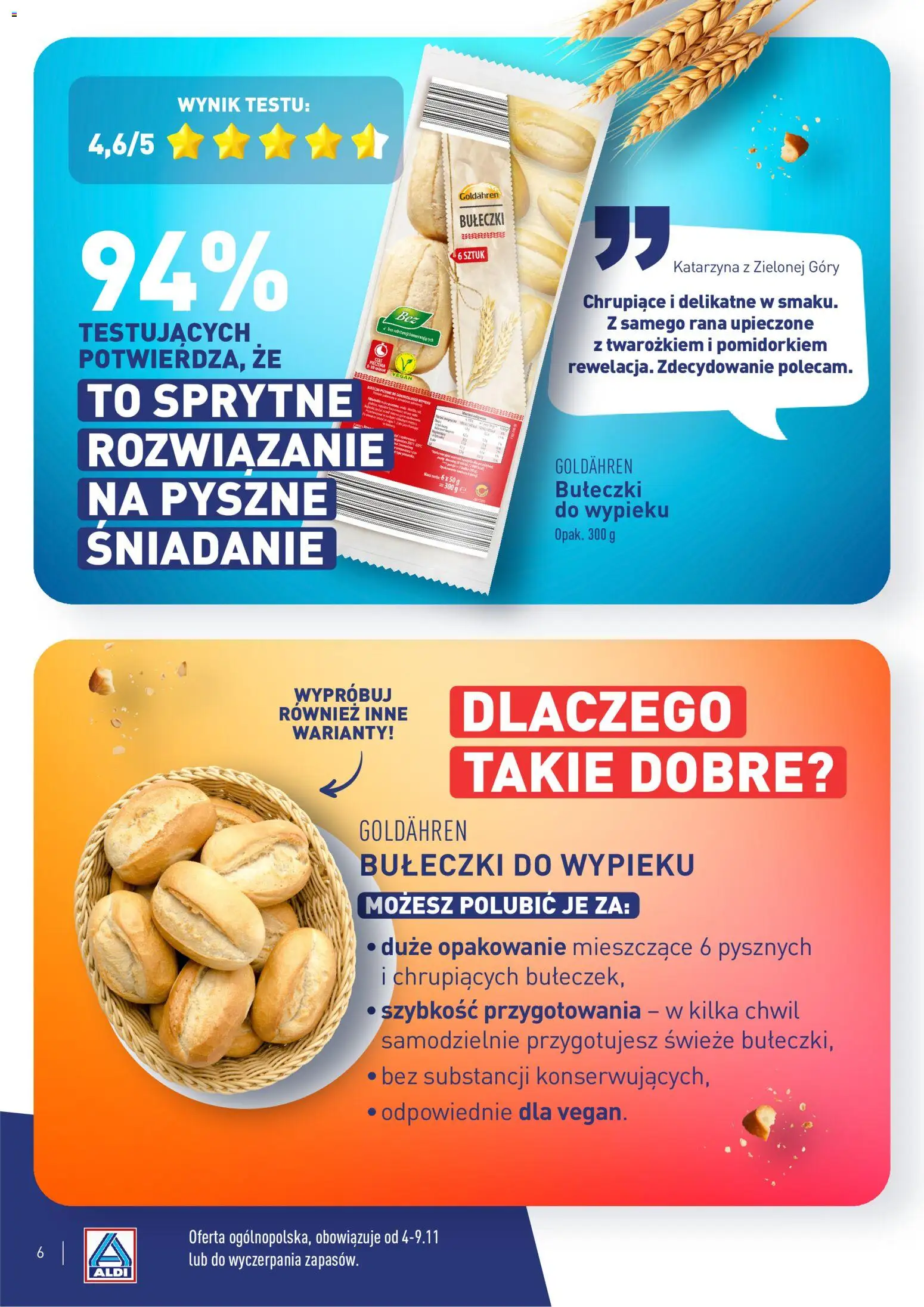Aldi Polsko leták - Poznaj ulubione produkty testerów z całej Polski od 23.02.2026 | Strana: 6 | Produkty: Vegan