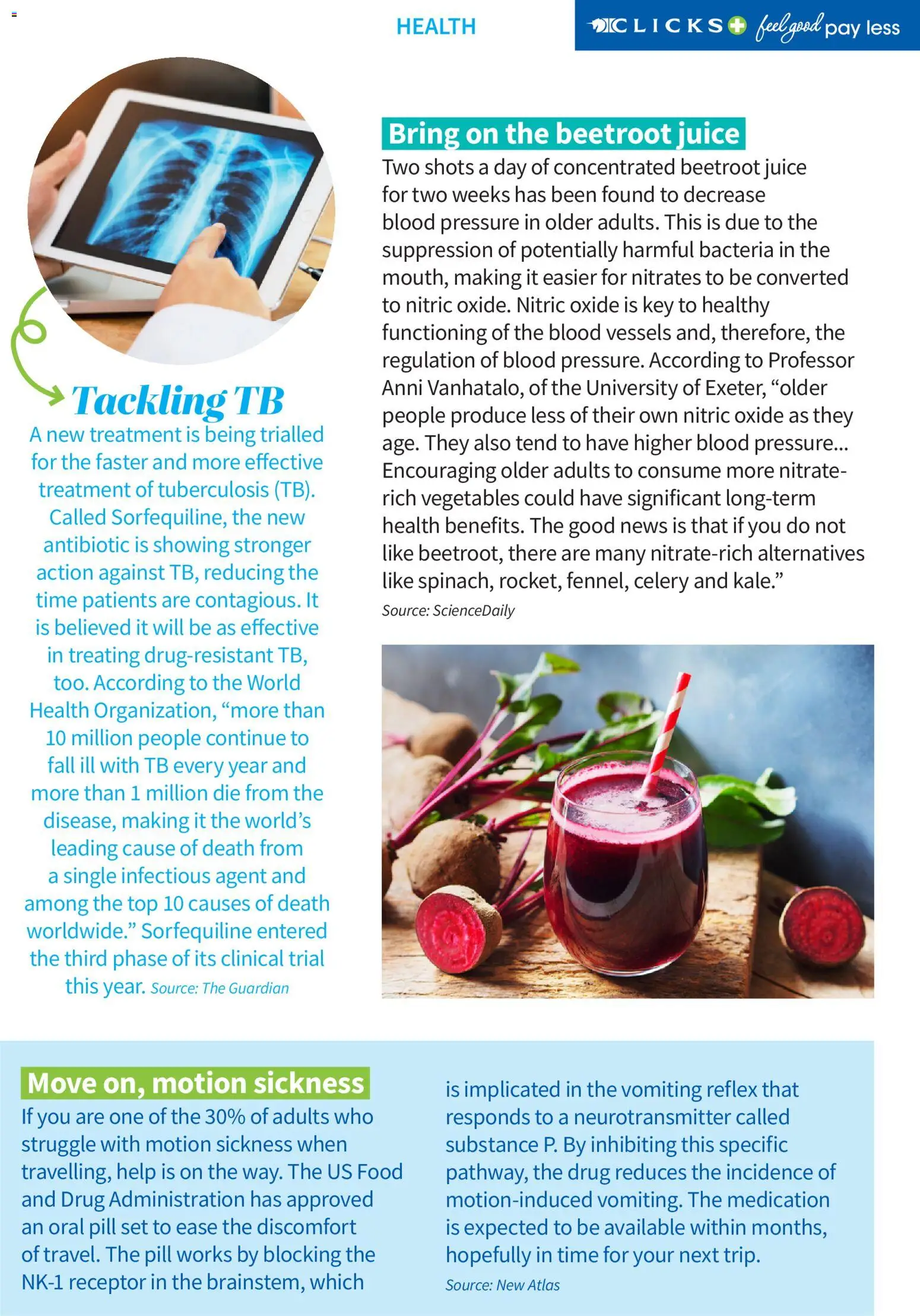 New Clicks catalogue – valid from 01.04.2026 | Page: 67 | Products: Juice, Vegetables