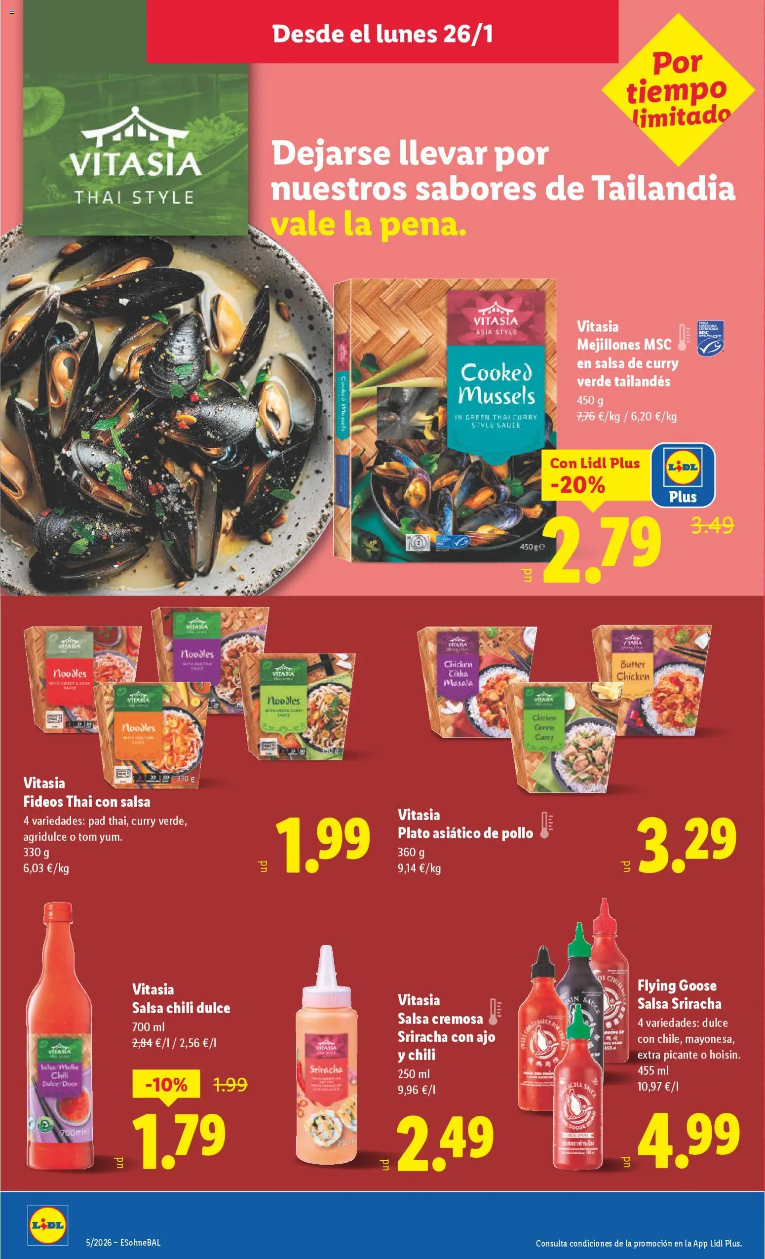 Lidl folleto │ válido desde el 26.01.2026 | Página: 26 | Productos: Fideos