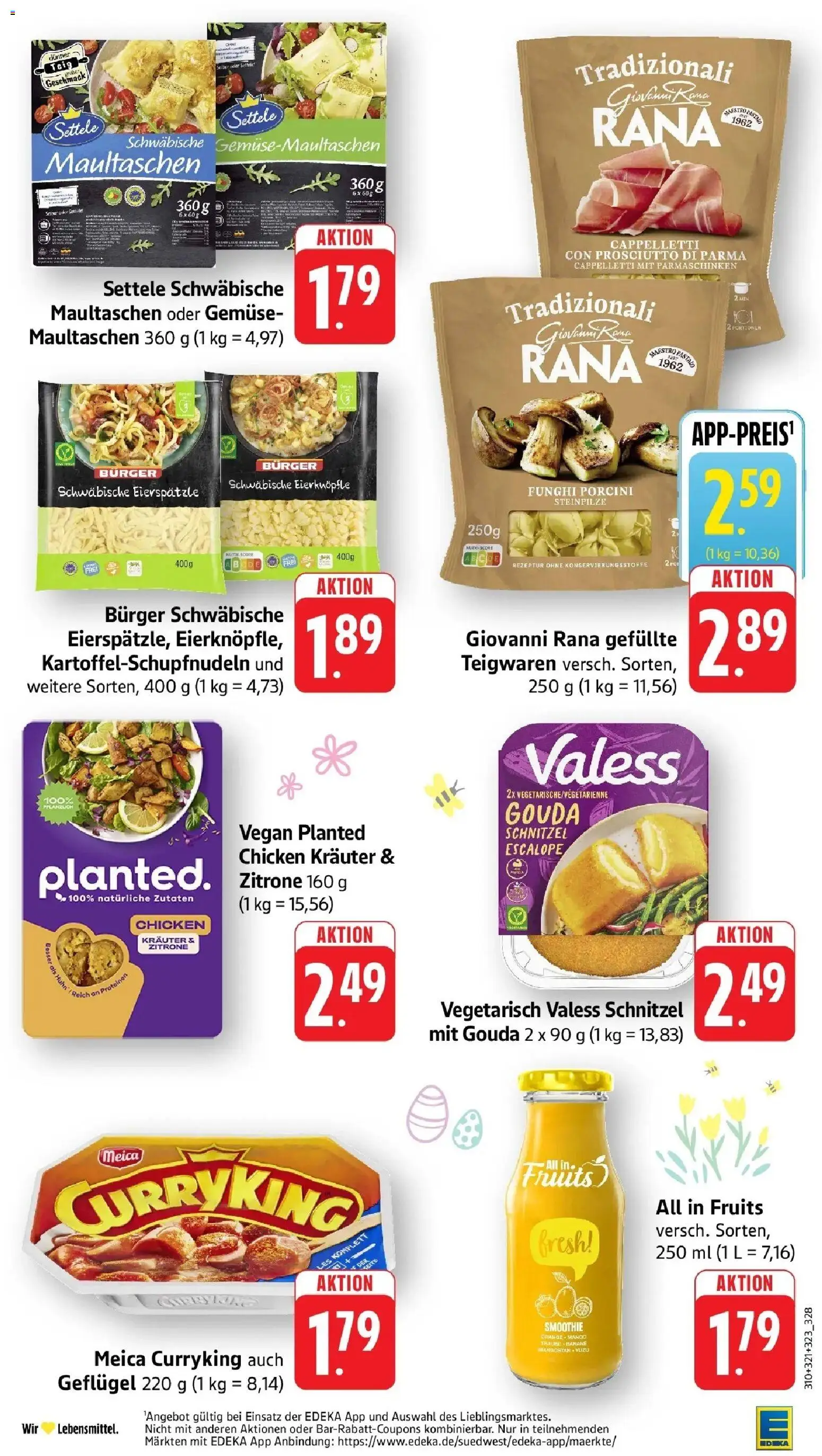 E center Prospekt Kehl	 – gültig ab 23.03.2026 | Seite: 18 | Produkte: Burger, Meica, Gemüse, Maultaschen