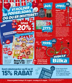 Eksempel på tilbudsavis Bilka - Nonfood fra butik Bilka gyldig fra 15.08.2025