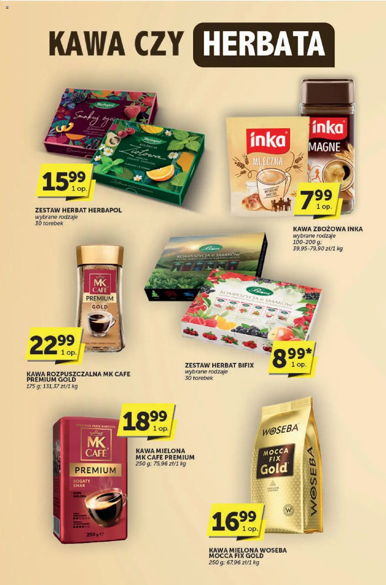 Euro Sklep Gazetka - Katalog od 02.10.2025 | Strona: 17 | Produkty: Kawa rozpuszczalna, Kawa, Herbata