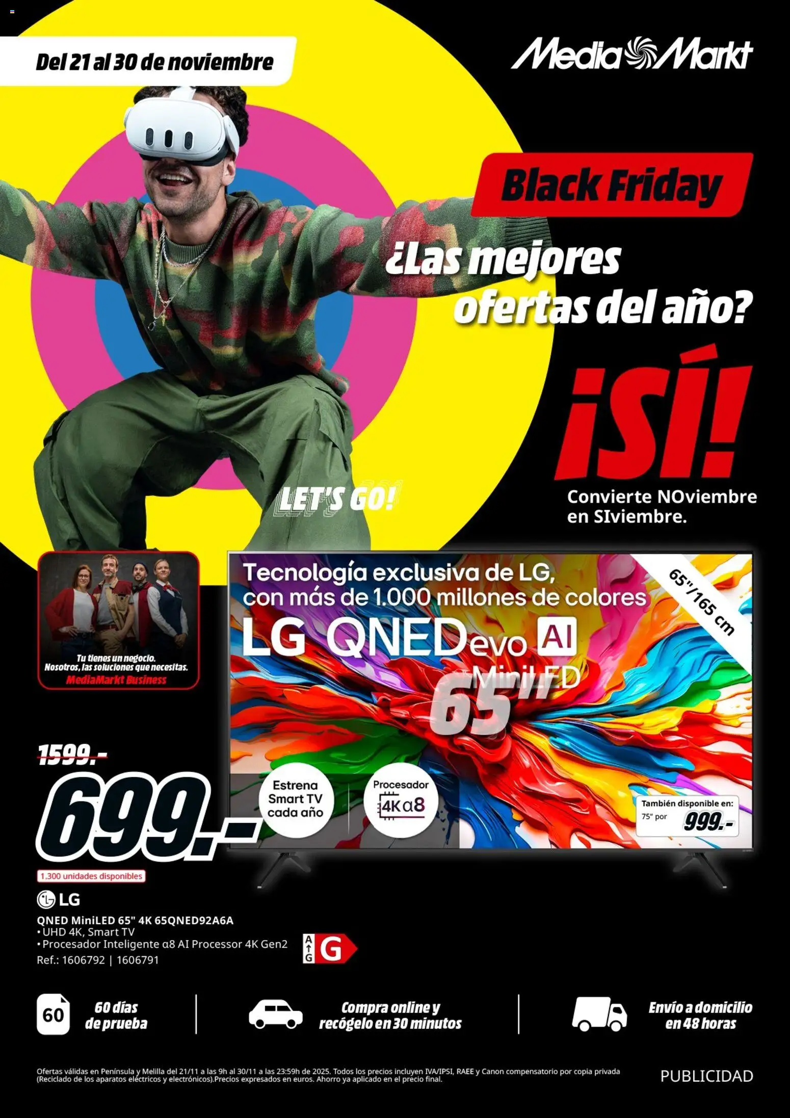 Media Markt Black Friday │ válido desde el 21.11.2025 | Página: 1