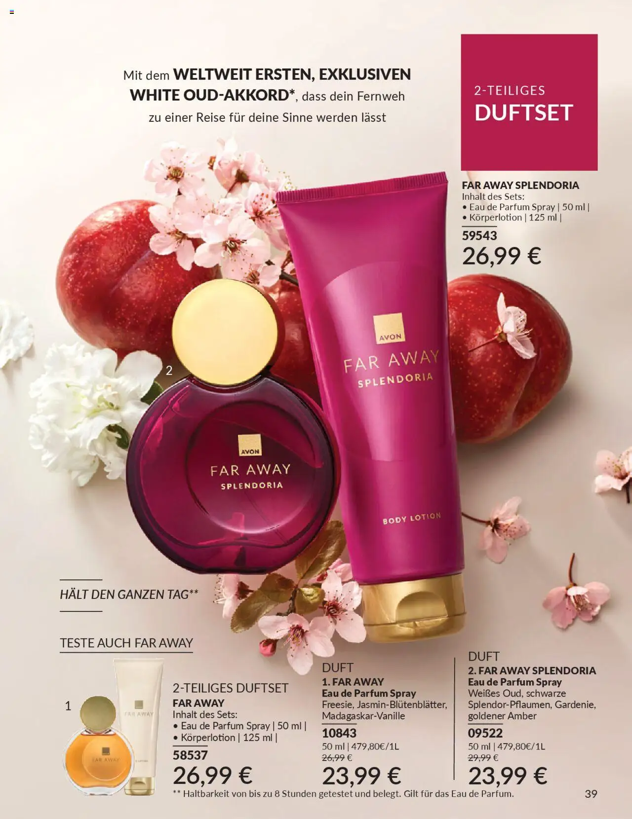 AVON Katalog Oktober 2025 – gültig ab 01.10.2025 | Seite: 41 | Produkte: Parfüm, Duft, Body Lotion, Körperlotion