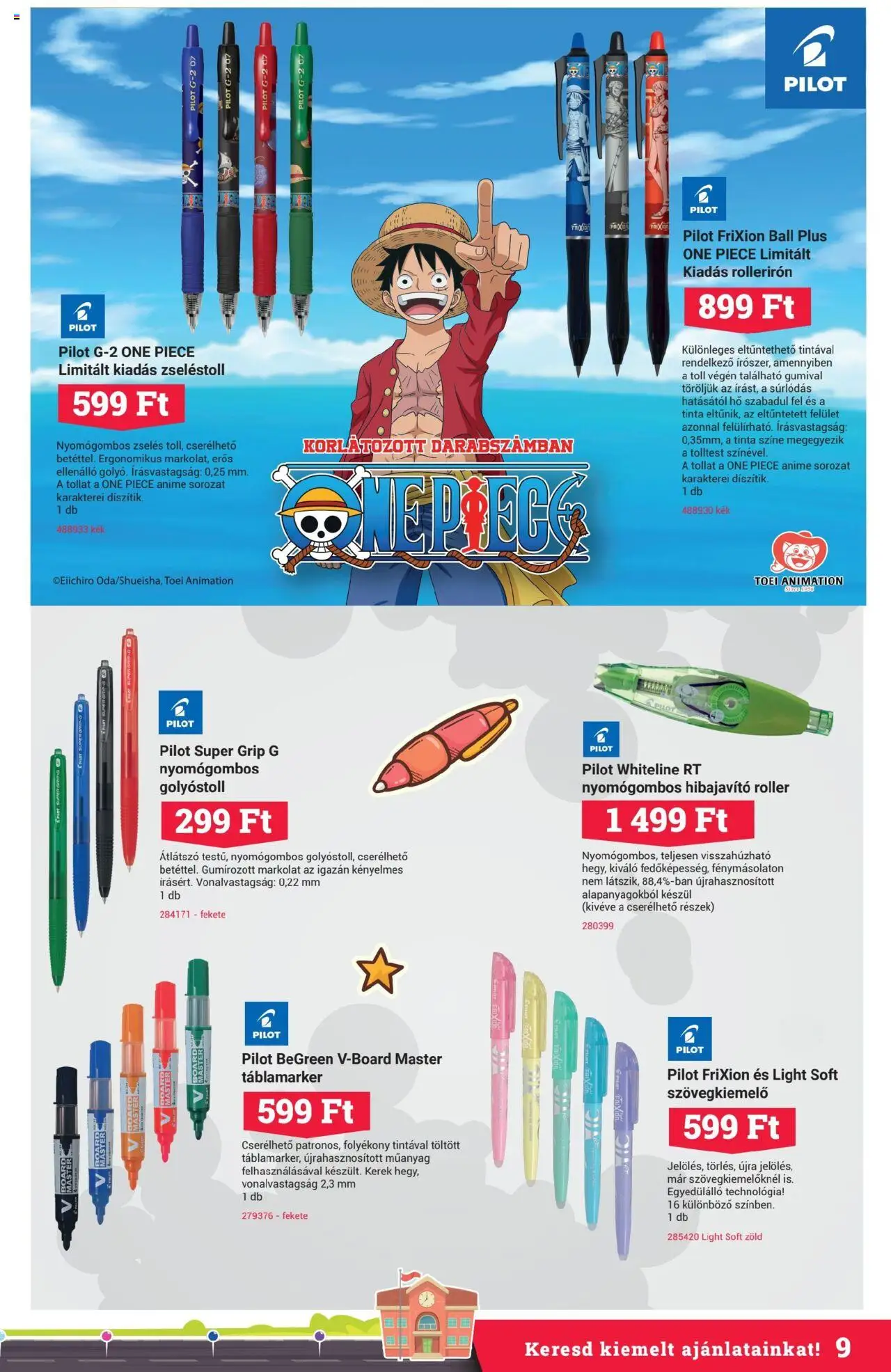 Office Depot akciós ujság - amely érvényes a következő dátumtól: 12.08.2025 | Oldal: 9 | Termékek: Roller