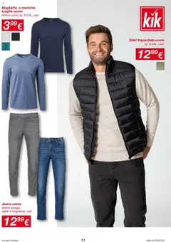 Volantino KiK del 07.09.2025 | Pagina: 11 | Prodotti: Gilet, Jeans, Maglietta
