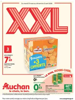 Auchan Promos XXL - Voorbeeld van een folder van Auchan, geldig van 31.03.2026