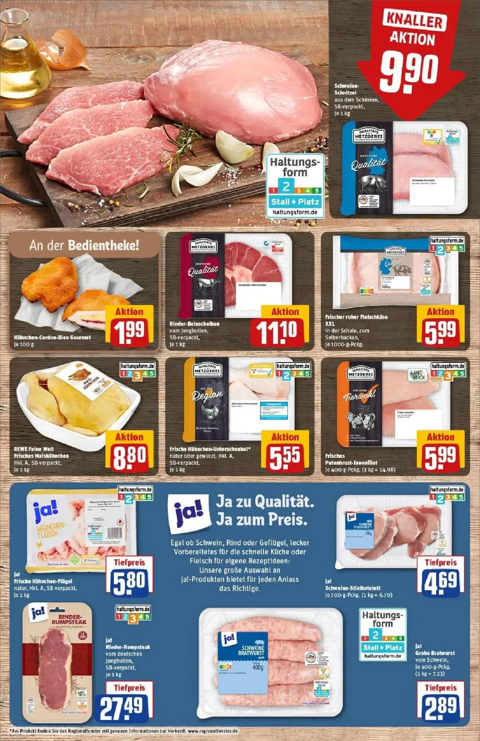 Rewe prospekt Butzbach	 – gültig ab 11.01.2026 | Seite: 8 | Produkte: Hahnchen, Küche, Steak, Fleisch