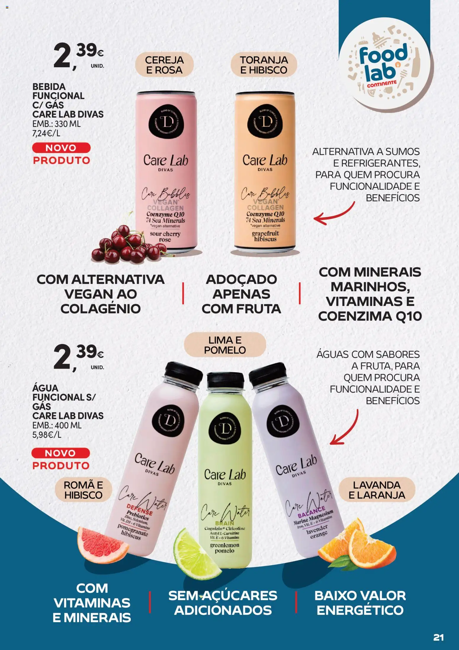 Continente - Cabazes de Natal │ válido de 11.11.2025 | Página: 21 | Produtos: Agua, Cereja, Bebida
