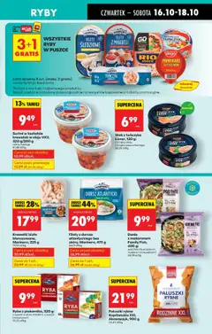 Pogląd oferty "Ryba z piekarnika, 320 g, Ryba z piekarnika z sosem w stylu włoskim, z sosem brokułowym" - ważna od 16.10.2025 | Strona: 29