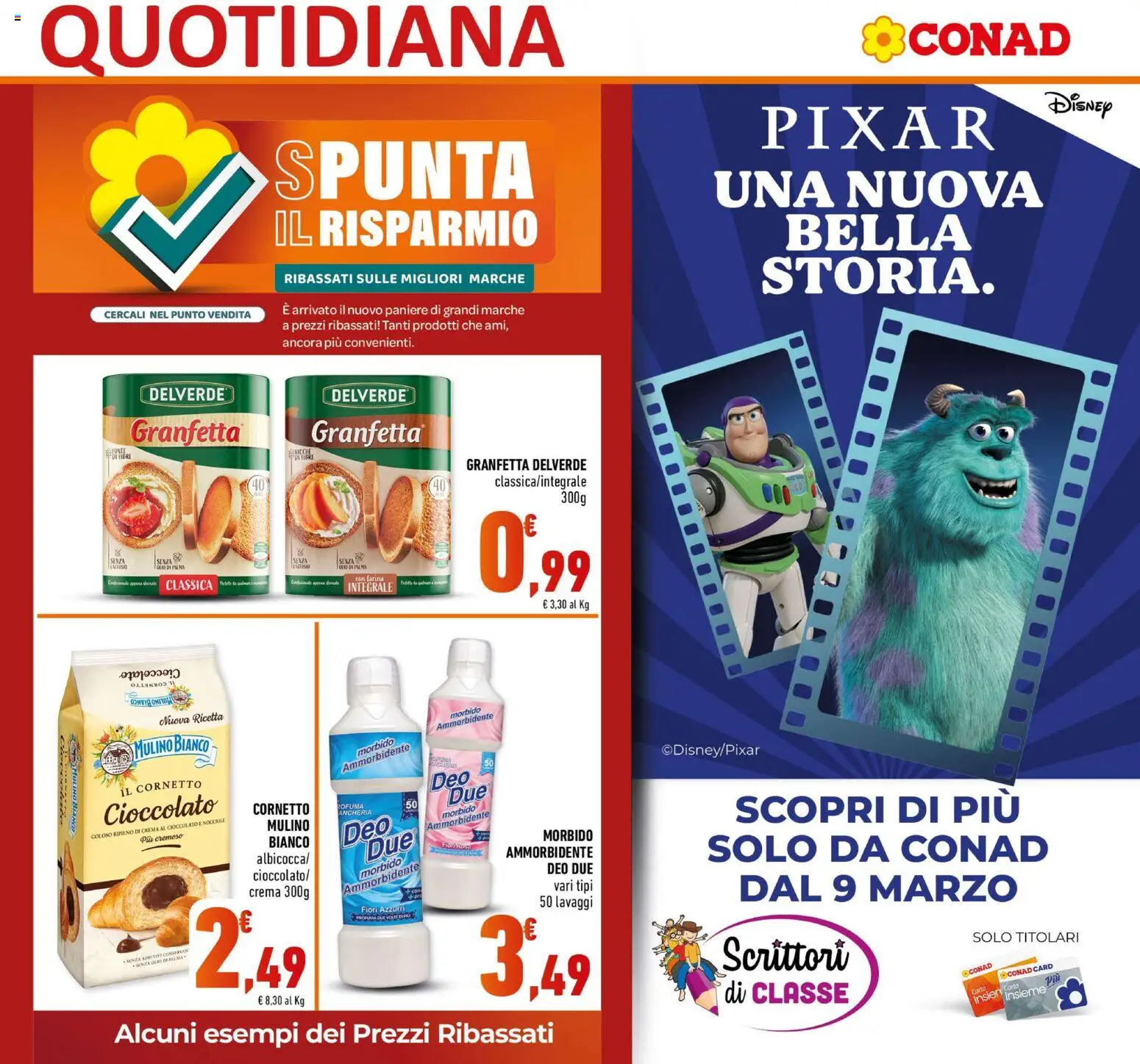 Volantino Conad del 25.02.2026 | Pagina: 21 | Prodotti: Crema, Ammorbidente, Cornetto, Croissant