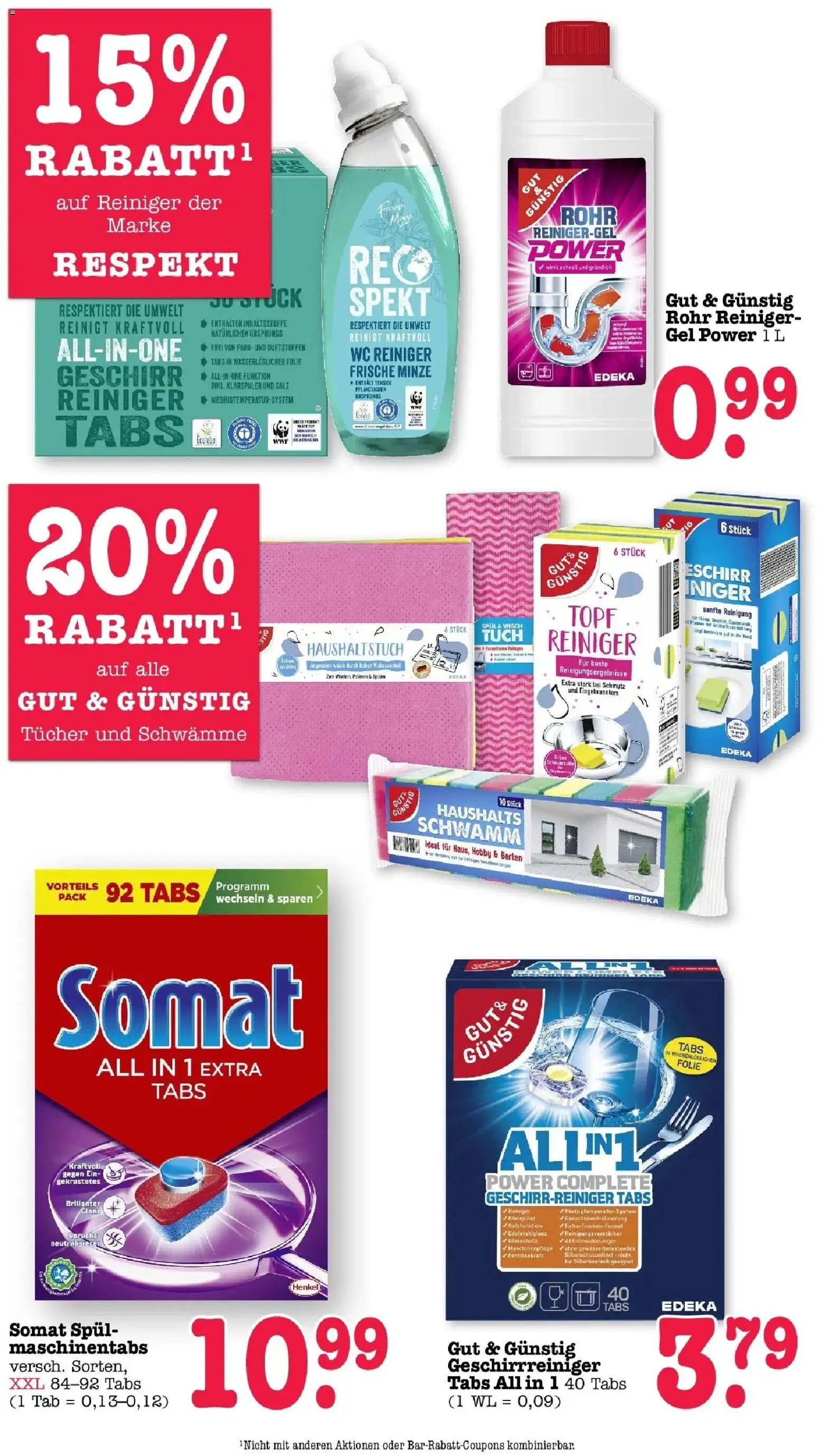 Edeka prospekt Offenbach	 – gültig ab 09.03.2026 | Seite: 52 | Produkte: Salz, Spülmaschinentabs, Klarspüler