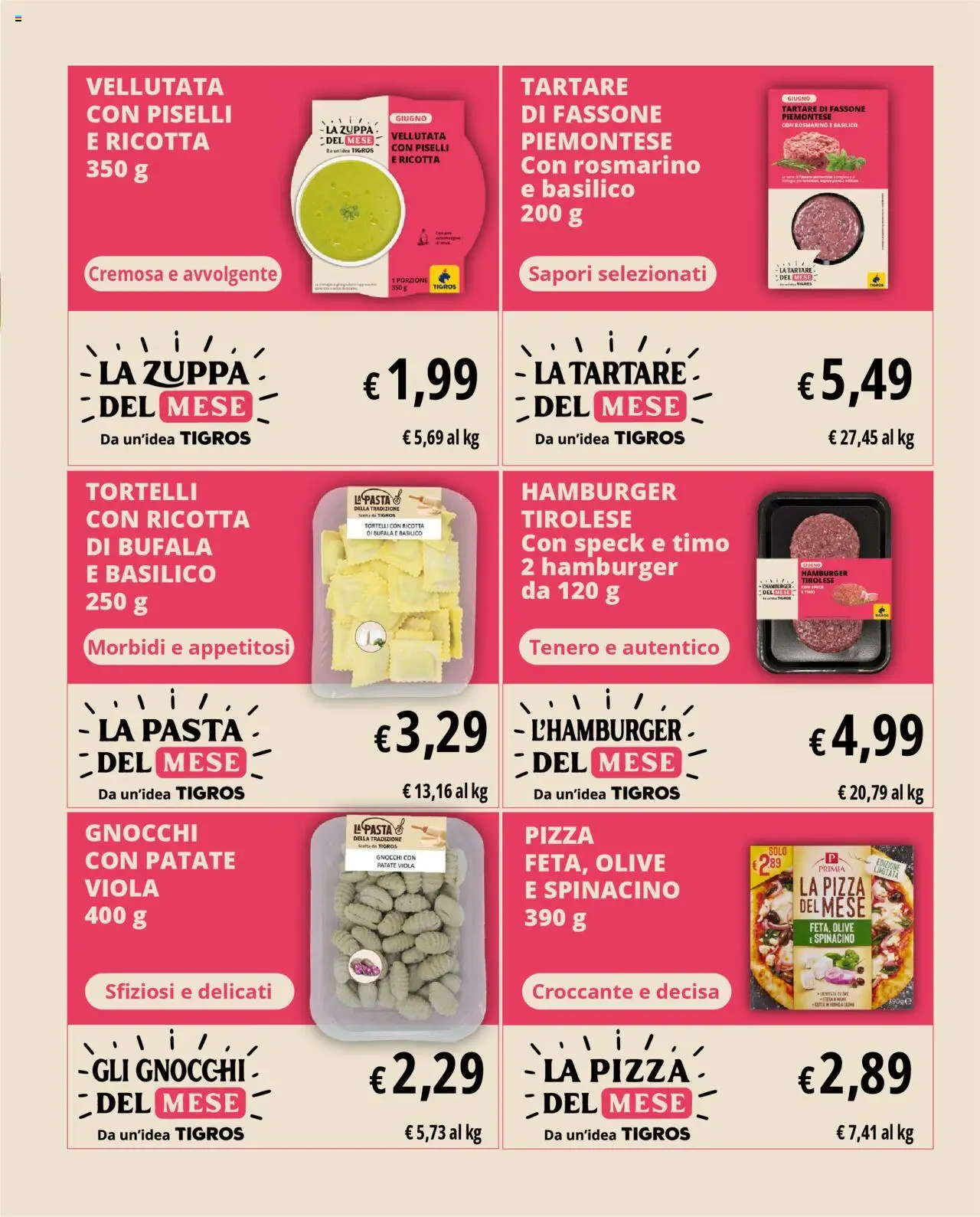 Volantino Tigros del 04.06.2025 | Pagina: 13 | Prodotti: Rosmarino, Patate, Olive, Piselli