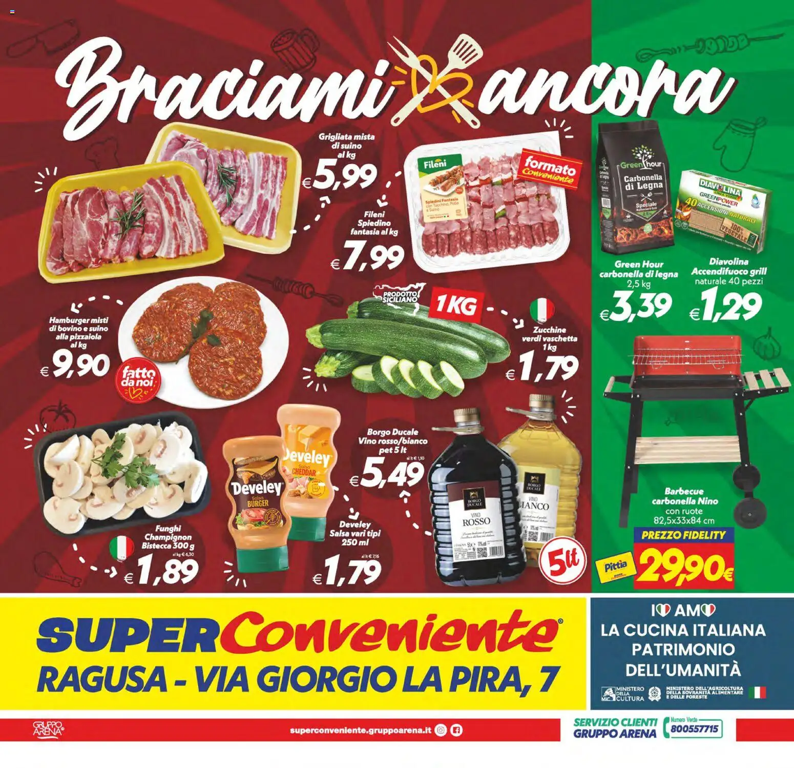 Volantino SuperConveniente del 17.04.2026 | Pagina: 24 | Prodotti: Suino, Vino, Funghi, Vino bianco