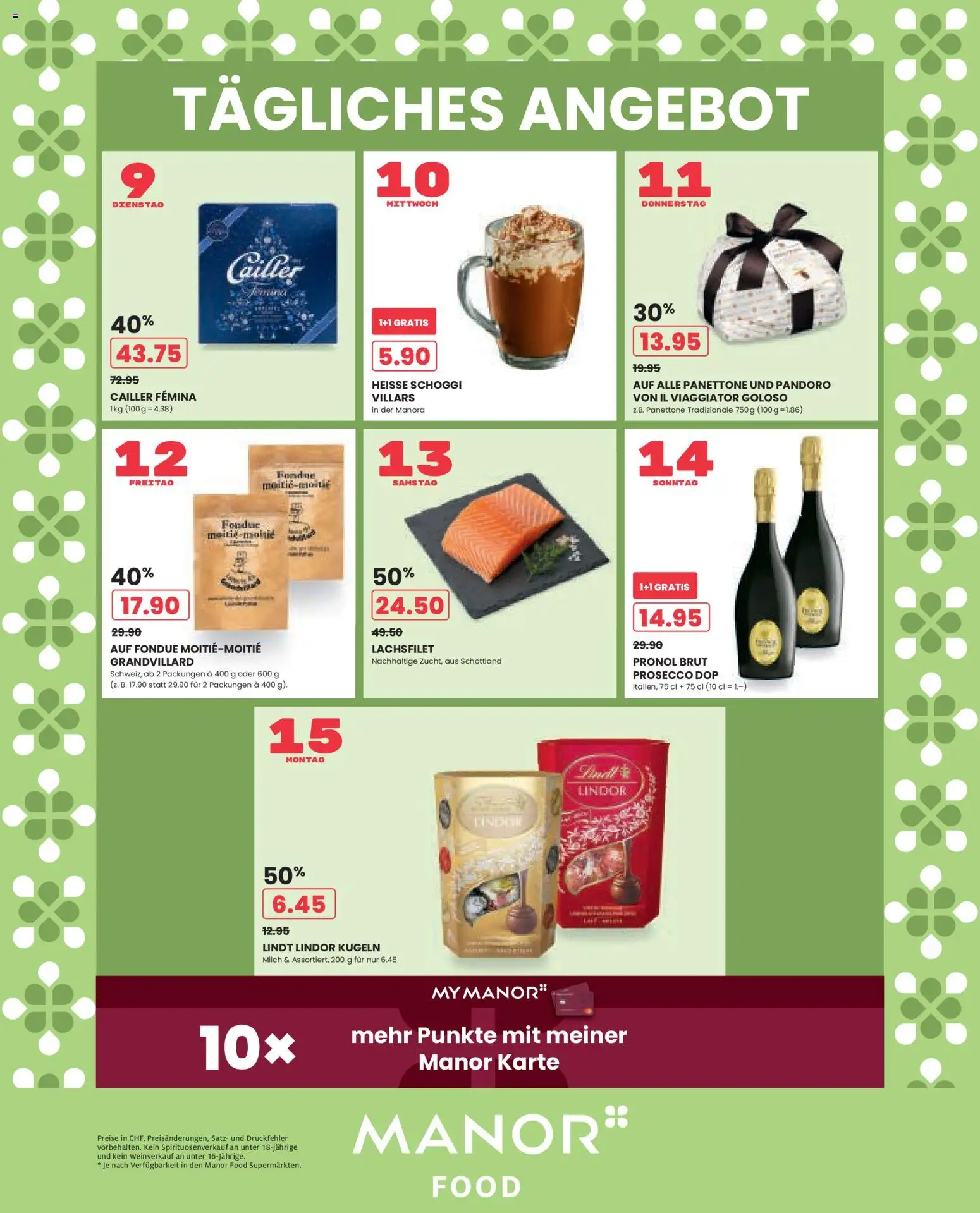 Manor Aktionen – gültig ab 09.12.2025 | Seite: 4 | Produkte: Milch, Fondue