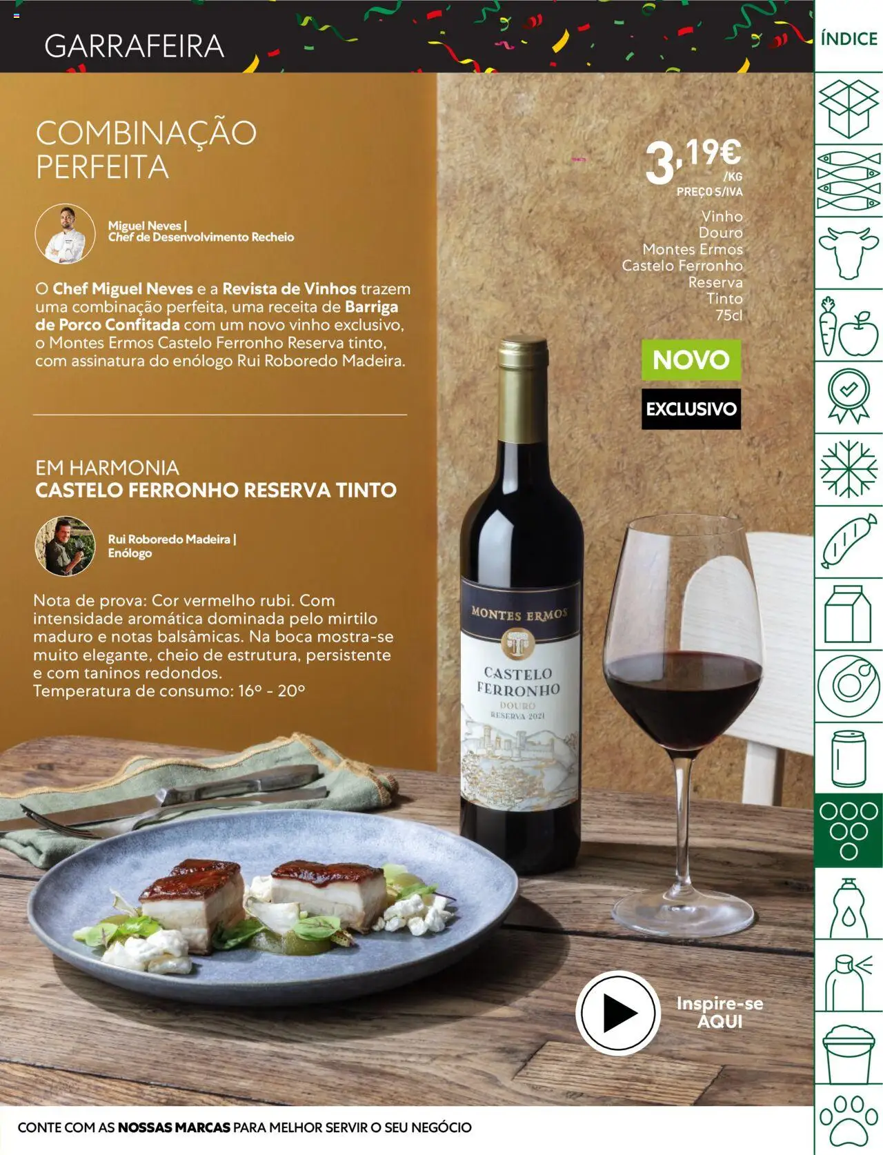 Recheio folheto │ válido de 21.10.2025 | Página: 31 | Produtos: Vinho