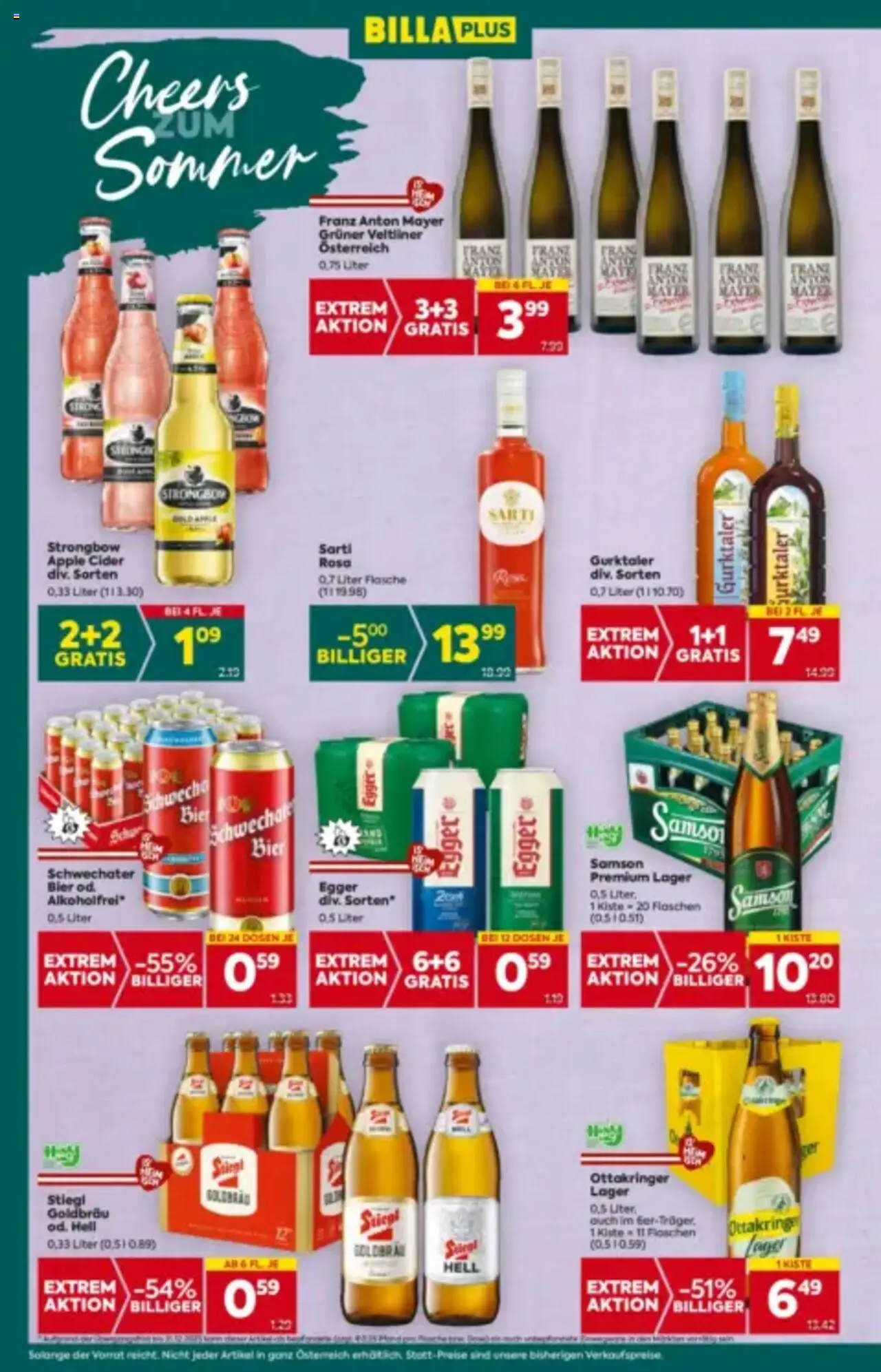 Billa Plus Flugblatt gültig ab 21.08.2025 | Seite: 14 | Produkte: Apple, Bier