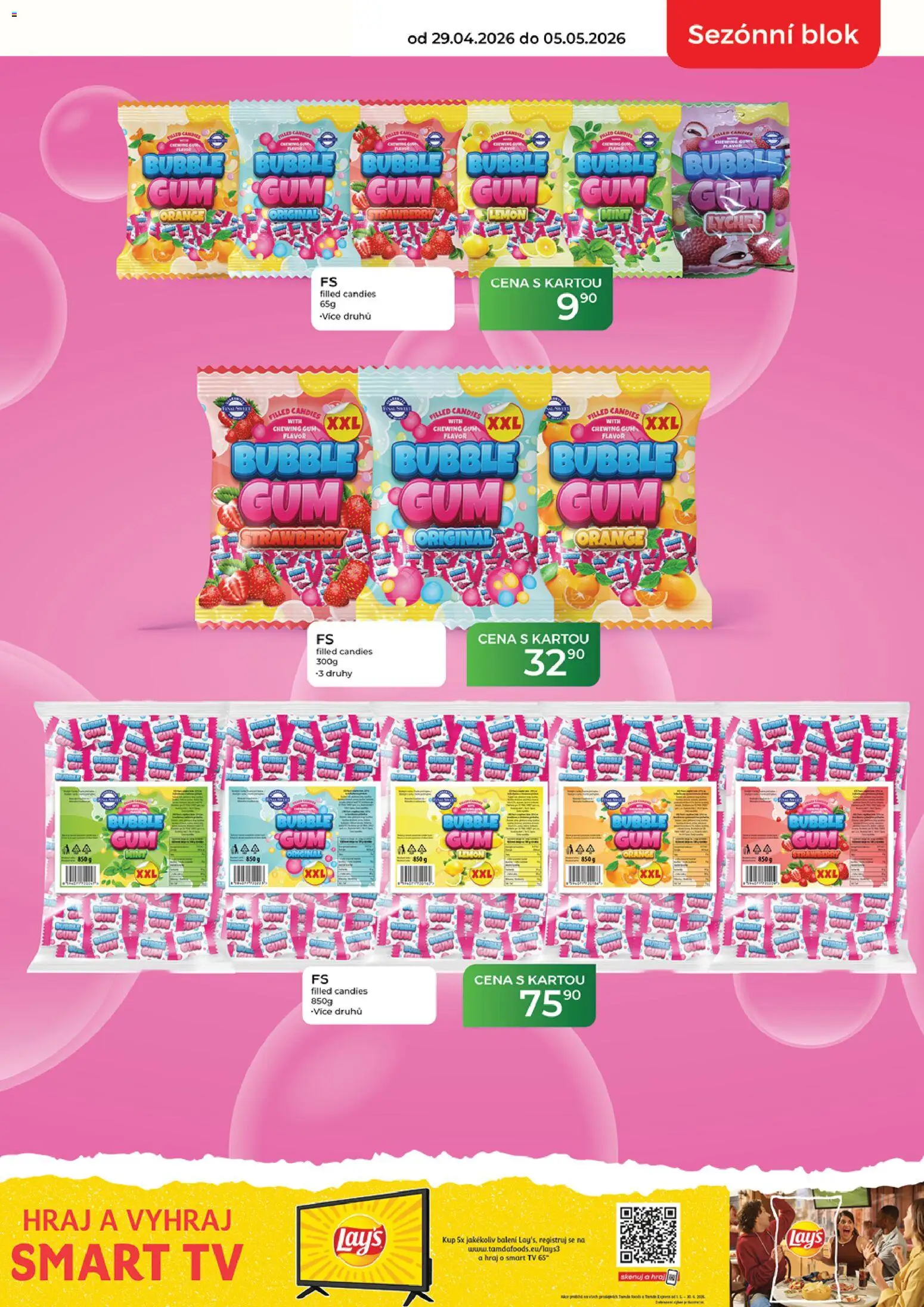 Tamda Foods leták od 29.04.2026 | Strana: 5 | Produkty: Tv, Blok, Lay's