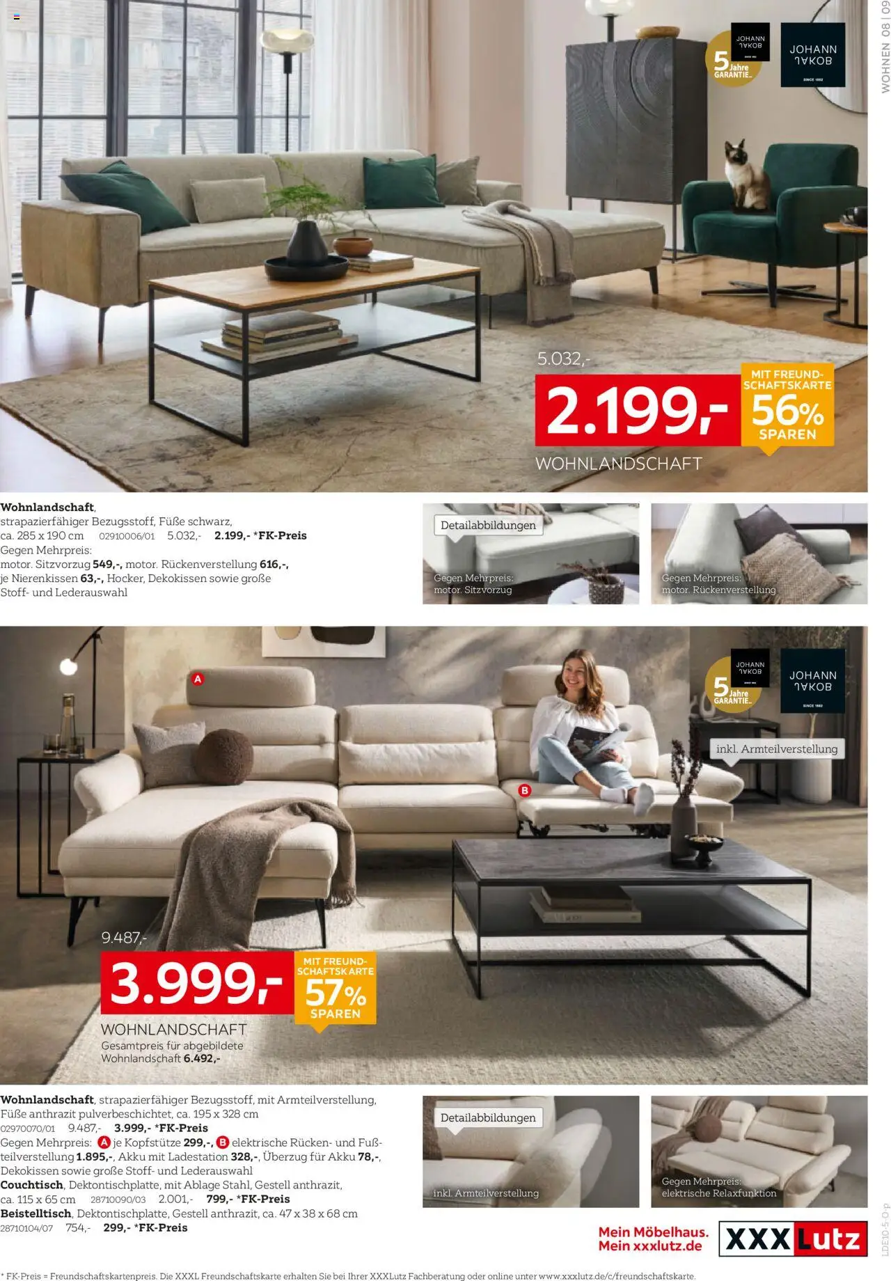 XXXL Lutz Polster Spezial – gültig ab 12.10.2025 | Seite: 9 | Produkte: Wohnlandschaft