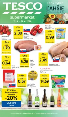 Tesco leták platný od 15.04.2026