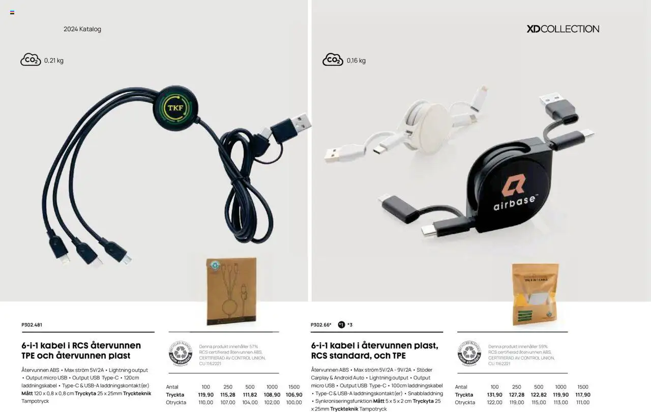 Lyreco reklamblad aktuell från 12.03.2024 | Sida: 282 | Produkter: Kabel, USB
