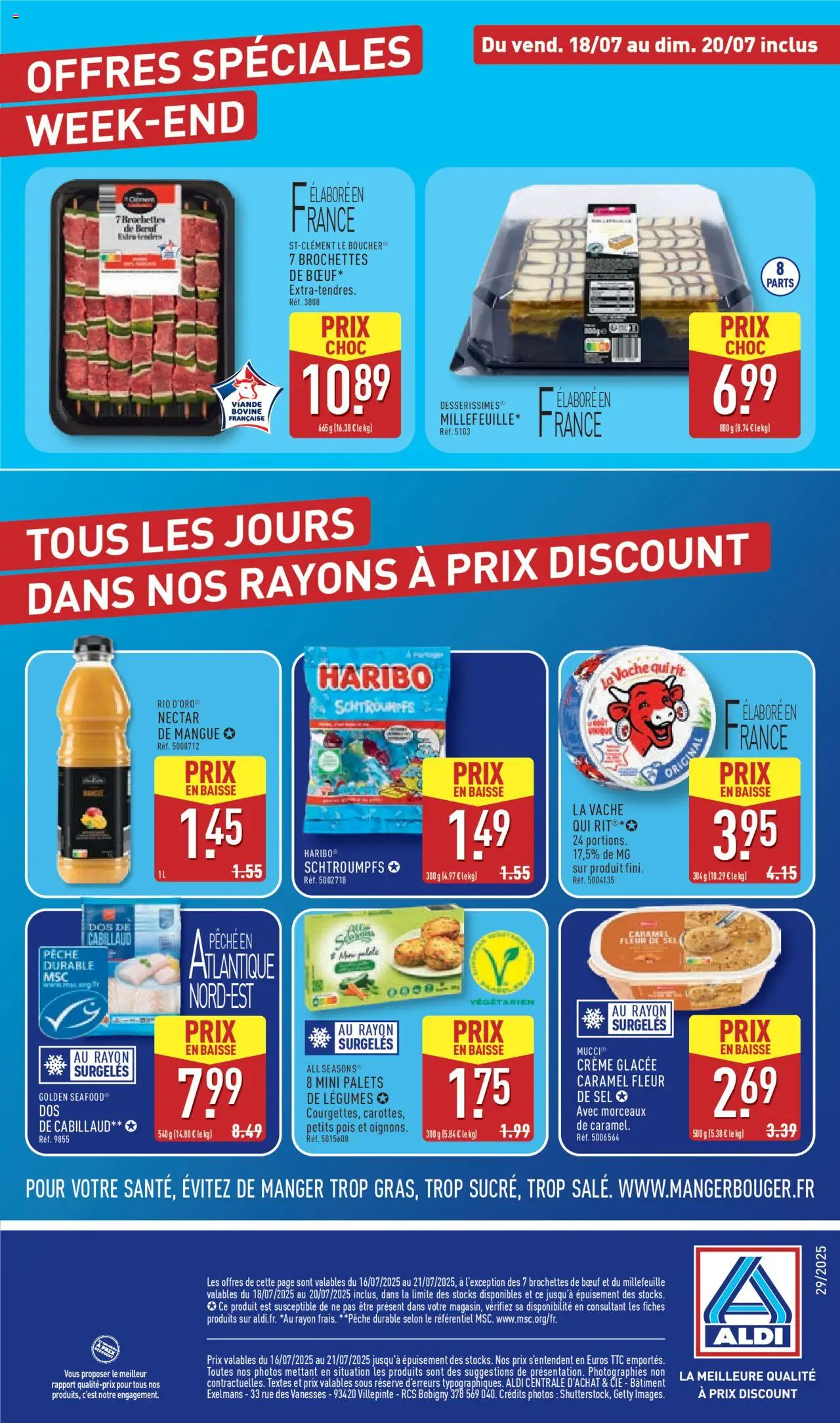  | Page: 47 | Produits: Pêche, Sel, Dos de cabillaud, Viande bovine