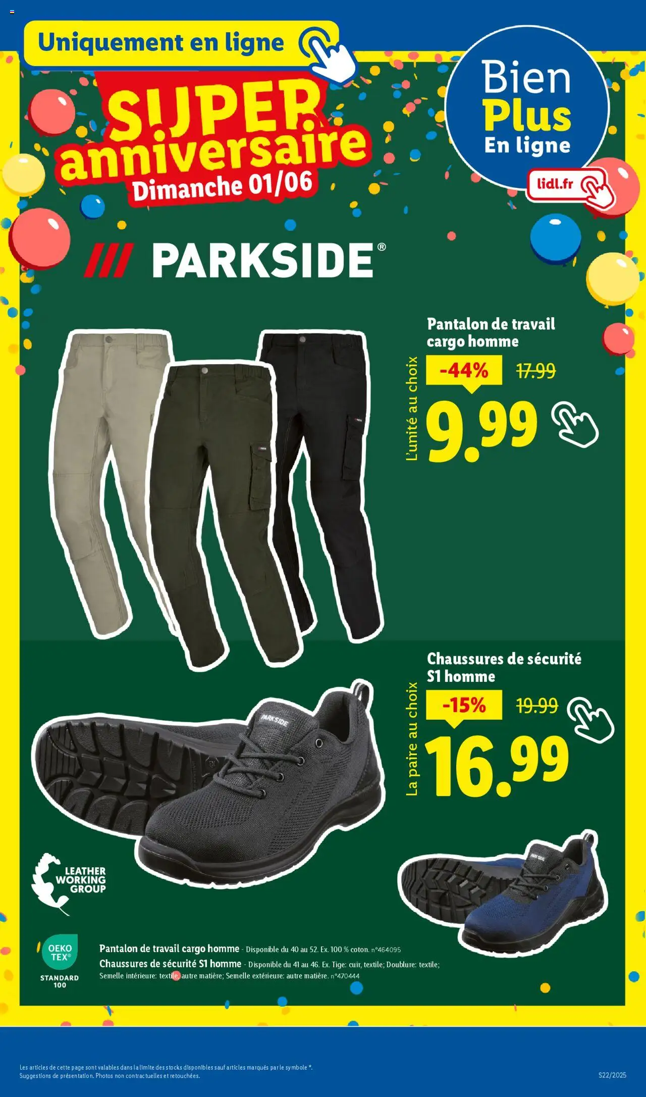  | Page: 31 | Produits: Chaussures de sécurité, Pantalon, Pantalon de travail