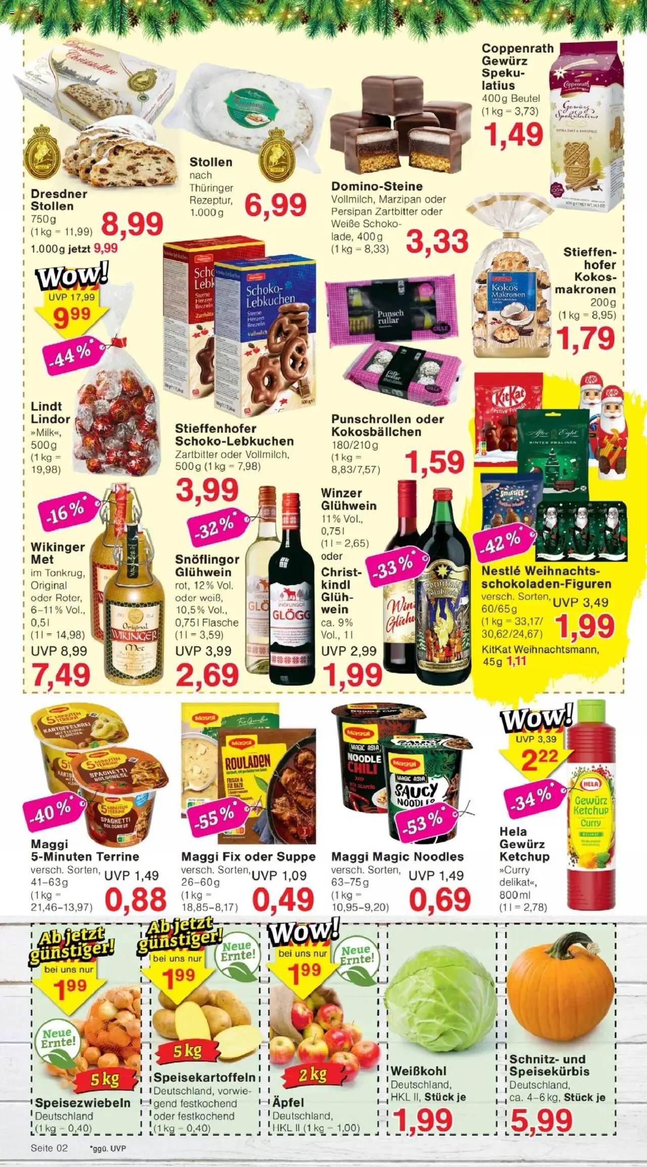 Jawoll Prospekt – gültig ab 13.10.2025 | Seite: 2 | Produkte: Maggi, Smarties, Äpfel, Wein