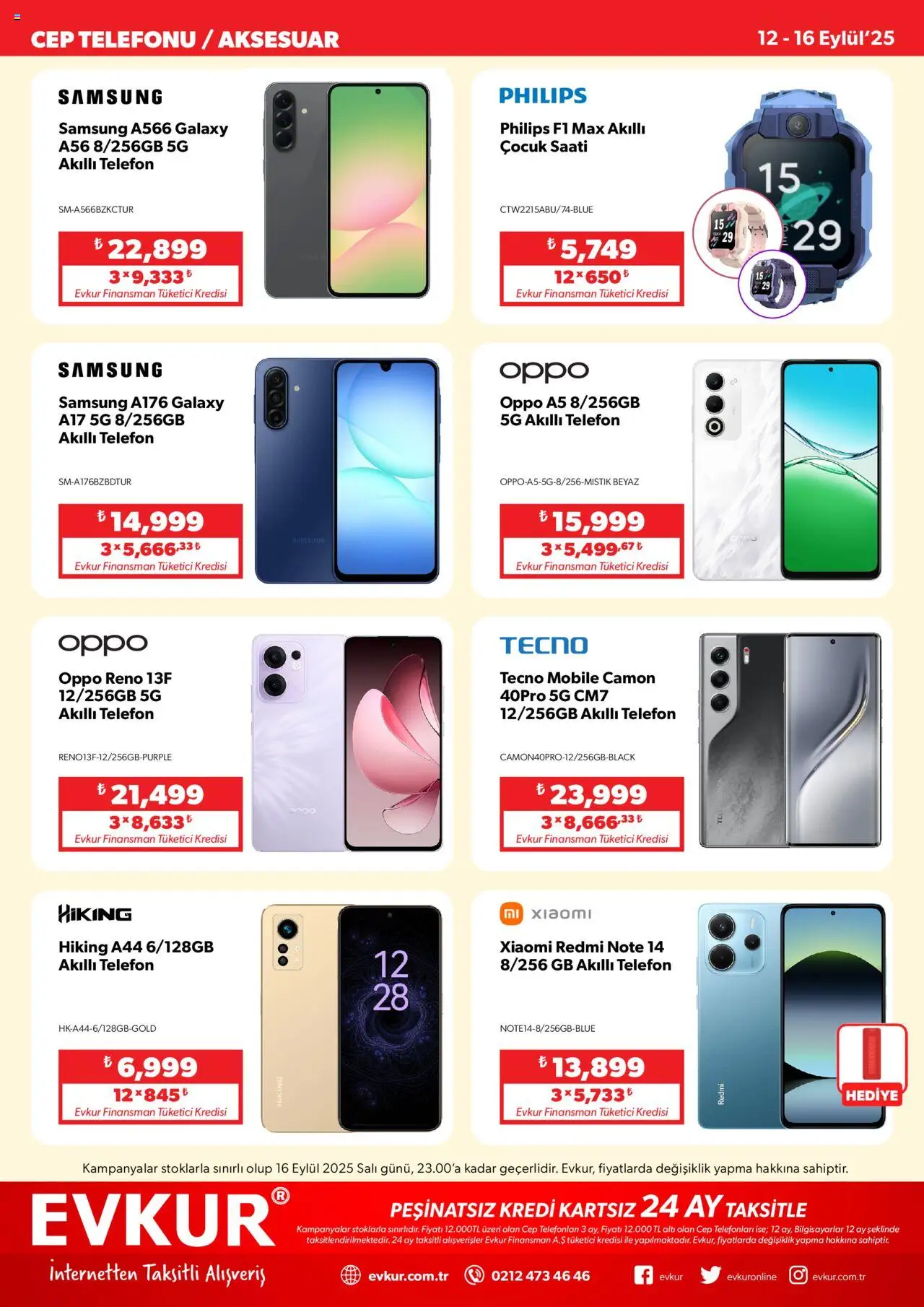 Evkur Katalog - 12.09.2025 tarihinden itibaren geçerlidir | Sayfa: 4 | Ürünler: Telefon, Akıllı telefon