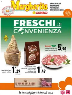 Anteprima del volantino Conad Margherita Sicilia catalogo valido a partire dal 22.10.2025