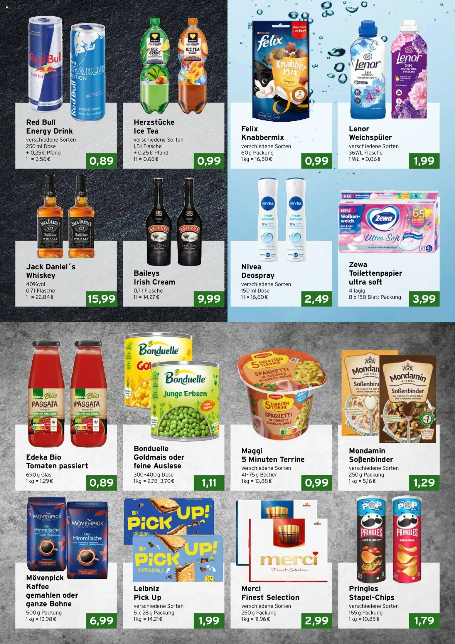 CAP Markt Prospekt – gültig ab 03.11.2025 | Seite: 3 | Produkte: Jack Daniel's, Tomaten, Weichspüler, Baileys