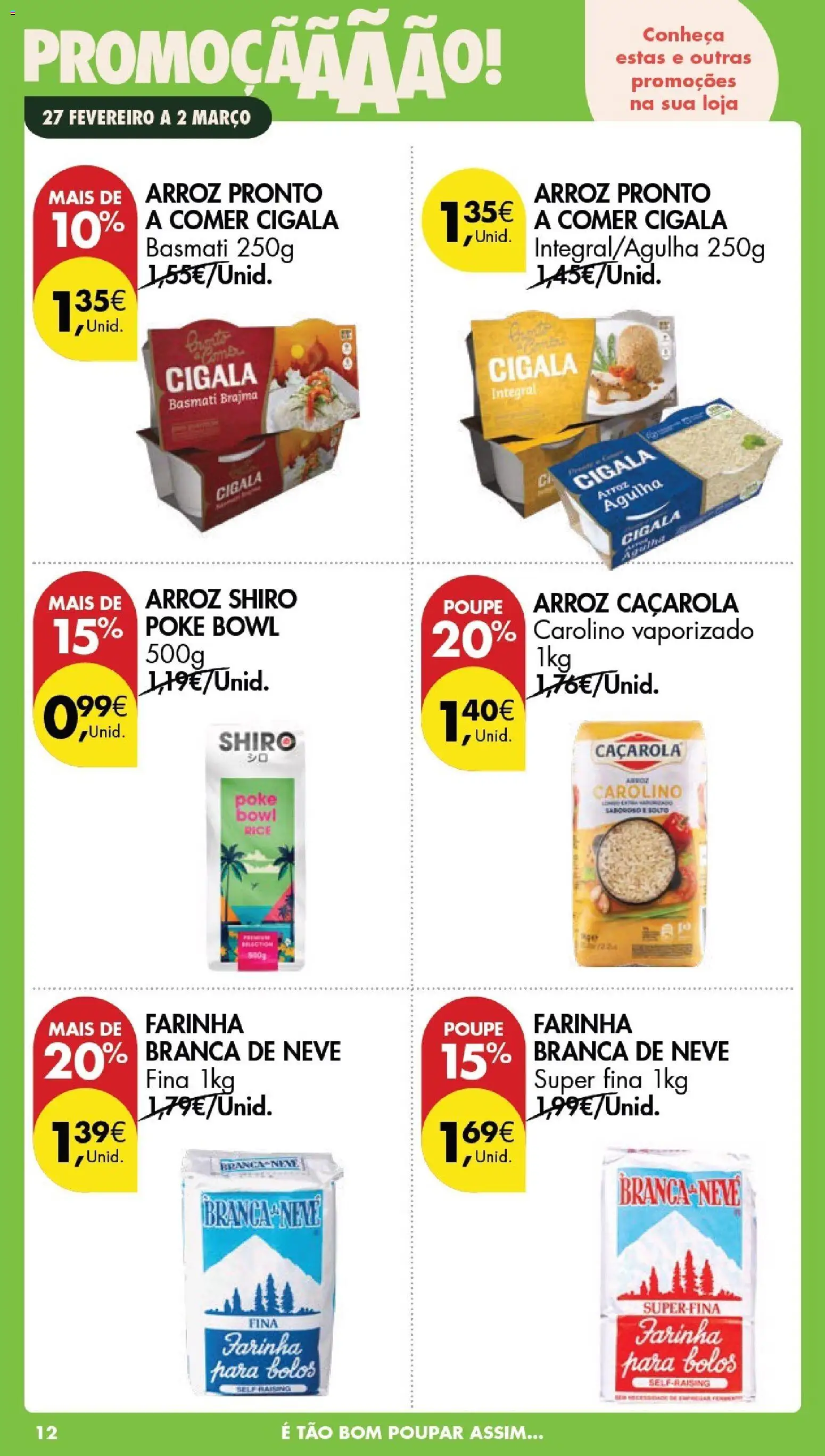 Pingo Doce Poupe este Fim de Semana │ válido de 27.02.2026 | Página: 12 | Produtos: Arroz